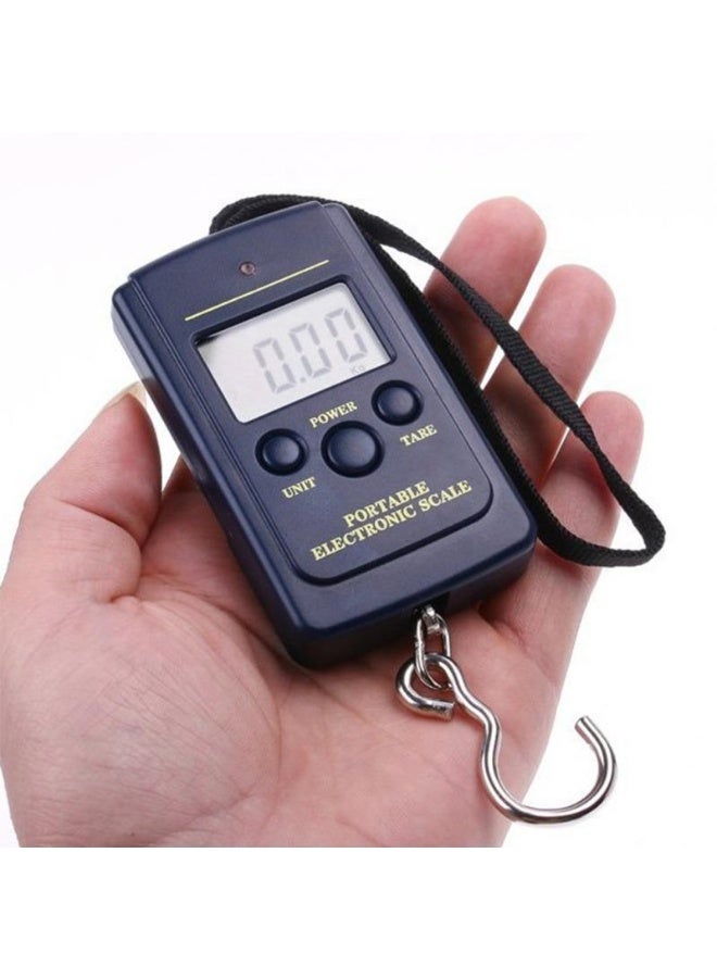 Chabeia 10g-40kg Luggage Weight Scale, Portable Handheld Travel Luggages Electronic Scale, High Precision Portable Hanging Digital Scales with Hooks for Food Fishing Hunting Travel Luggage Weighing(Blue) - Image 5